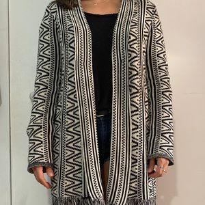 Style & Co knit patterned cardigan